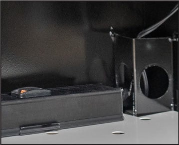Interior-Mounted Power Strip For Secure Lithium Battery Charging