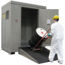 hazmat storage building
