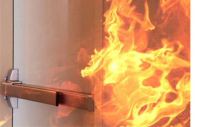 Fire rated door