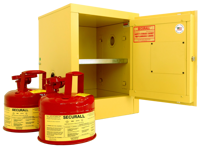 Flammable storage cabinet