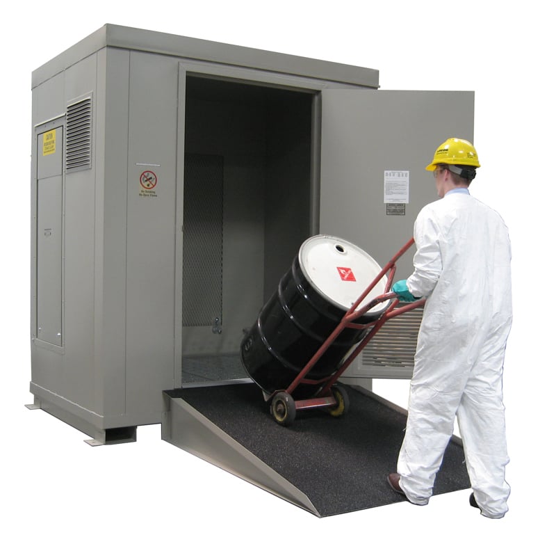 B600 Hazmat Storage Flammable Storage Building IBC & Hazardous Material Storage Building