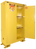 Flammable storage cabinet