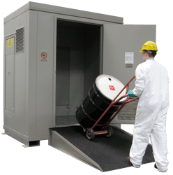 hazmat storage building