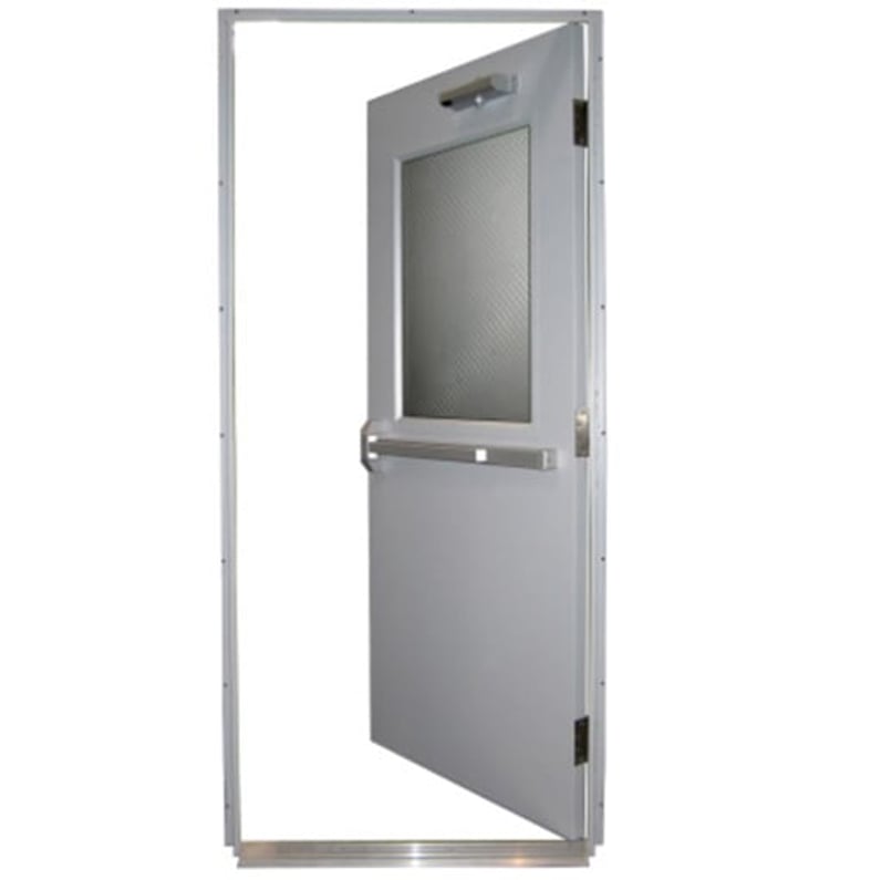 36x84 Replacement Steel Door - 45 Min Fire Rated Right Hand