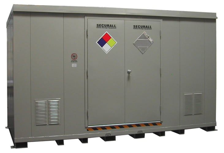 B2400XFR2 - Hazmat Storage | Fire Rated Flammable Storage Building