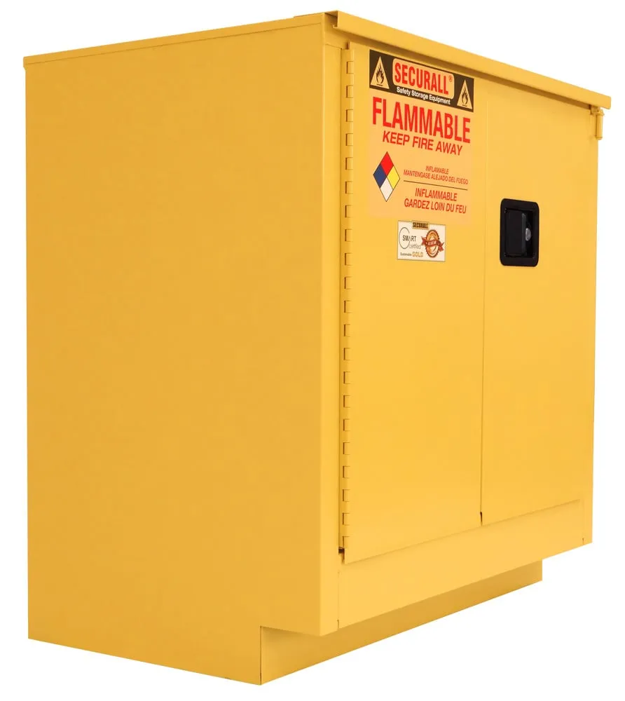 L124 - 24 Gallon  Laboratory Storage Cabinet, Self-Latch Standard Door