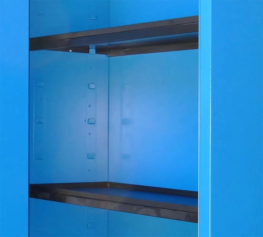 C130 - 30 Gallon  Acid/Corrosive Storage Cabinet, 1 Shelves, 2 Door Manual
