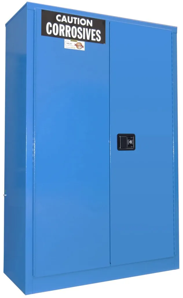 C145 - 45 Gallon  Acid/Corrosive Storage Cabinet, 2 Shelves, 2 Door Manual