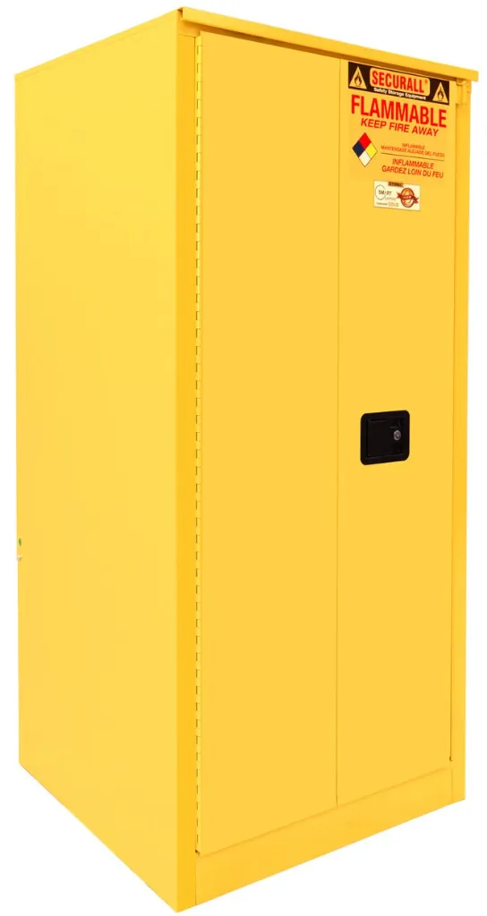 A260 - 60 Gallon Flammable Storage Cabinet, Self-Close Self-Latch Sliding Door
