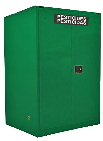 AGV360 - 60 Gallon Pesticide Drum Storage Cabinet, Self-Close Self-Latch Safe-T-Door