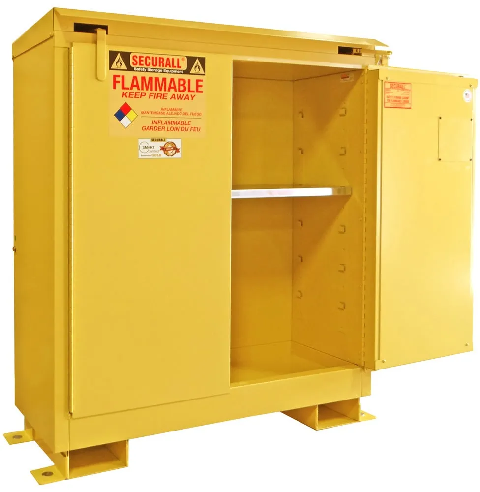 A330WP1 - 30 Gallon Outdoor Flammable Storage Cabinet, Self-Close Self-Latch Safe-T-Door