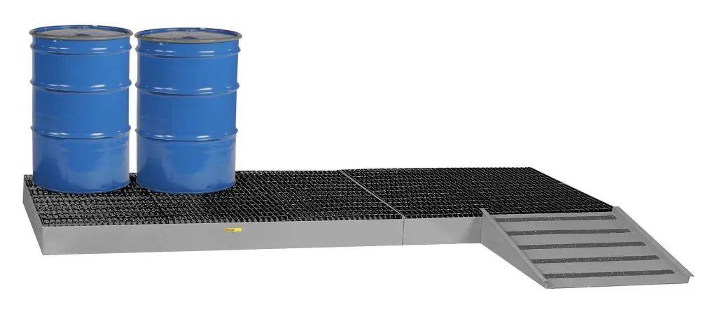 HSSB-5176 - 6 Drum Low Profile Spill Control Platform