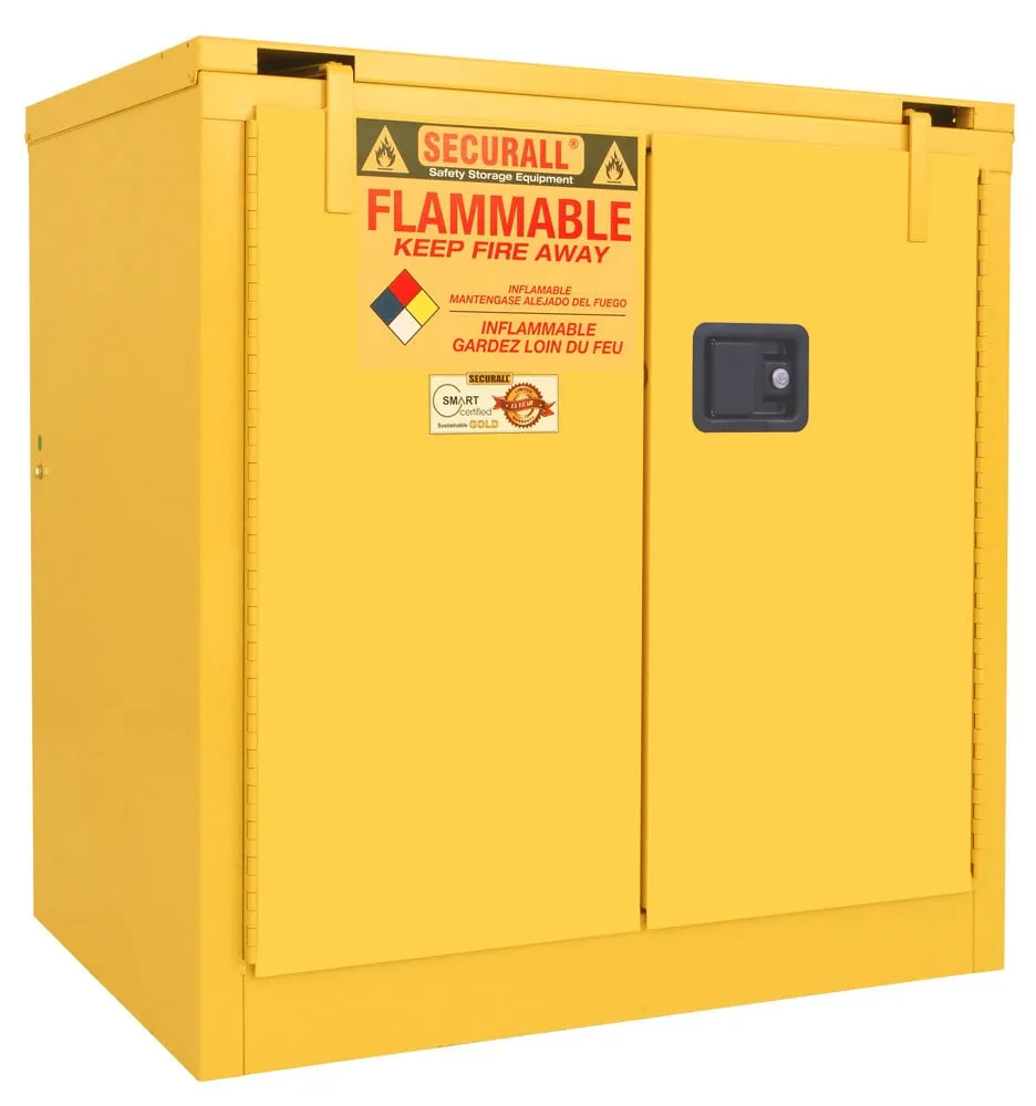 A331 - 30 Gallon Flammable Storage Cabinet, Self-Close Self-Latch Safe-T-Door
