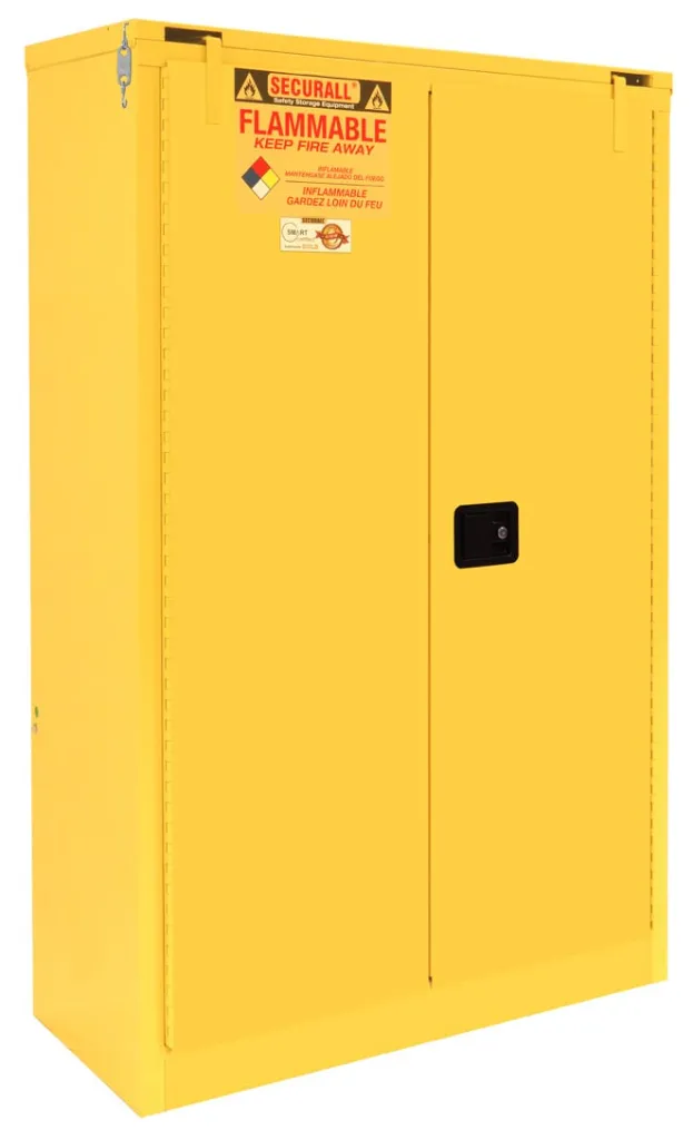 A345 - 45 Gallon Flammable Storage Cabinet, Self-Close Self-Latch Safe-T-Door