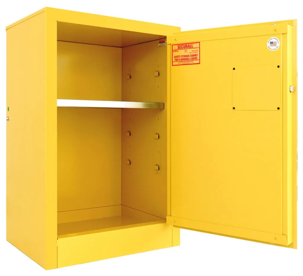 A105 - Flammable Storage Cabinet - 12 Gallon Flammable Storage Cabinet, Self-Latch Standard Door