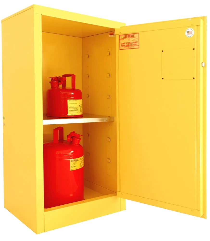 A110 - 16 Gallon Flammable Storage Cabinet, Self-Latch Standard Door