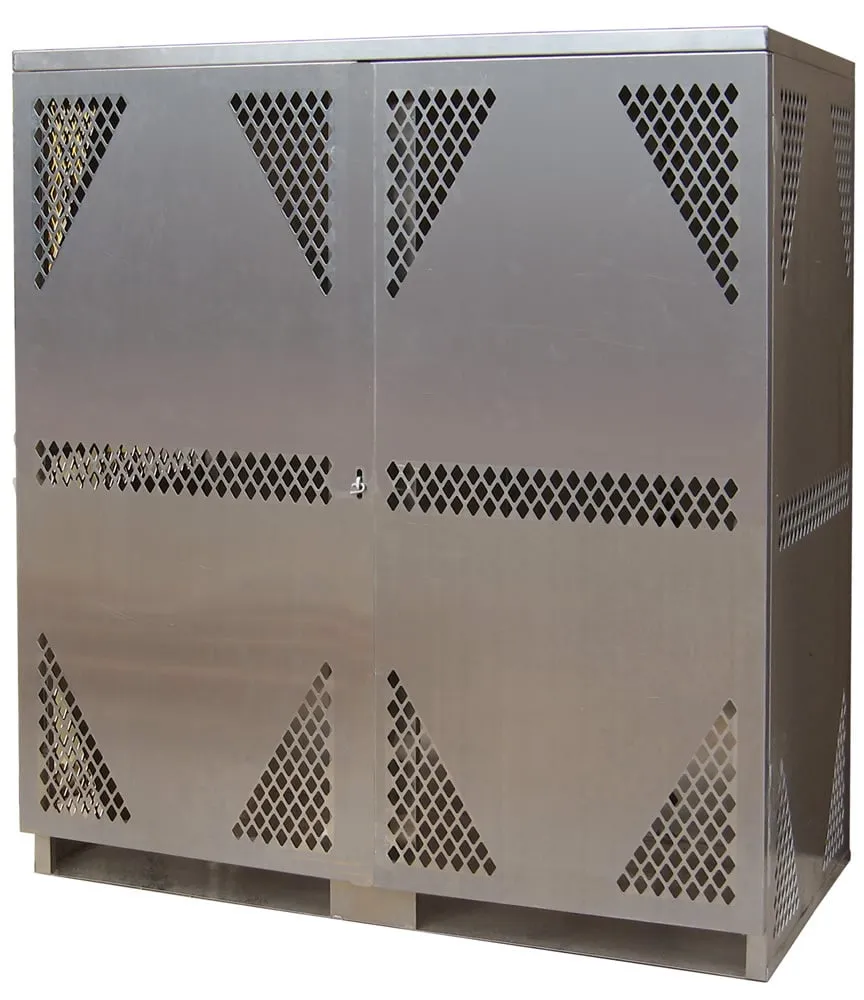 OG20S-Steel -  10 to 20, 20 or 33 lb cylinders Storage Cabinet