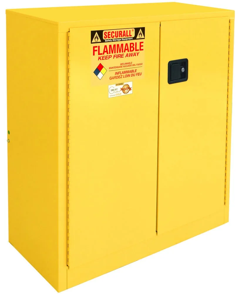 A130 - 30 Gallon Flammable Storage Cabinet, Self-Latch Standard 2-Door