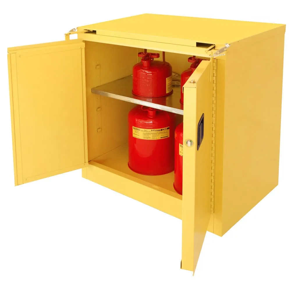 A331 - 30 Gallon Flammable Storage Cabinet, Self-Close Self-Latch Safe-T-Door
