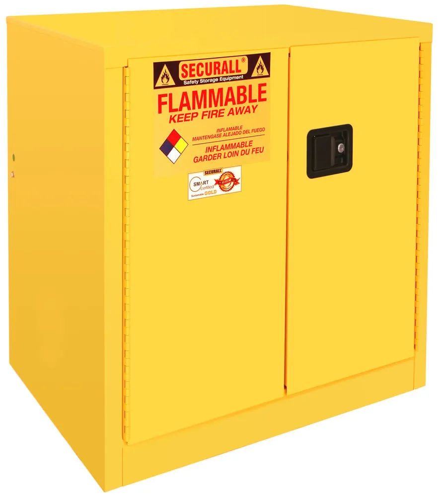A131 - 30 Gallon Flammable Storage Cabinet, Self-Latch Standard 2-Door